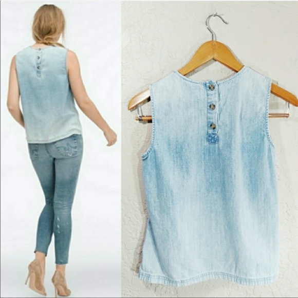 NWOT Adriano Goldschmied Sleeveless Top - Picture 2 of 5